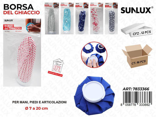 Sunlux Borsa Del Ghiaccio Ass. 7*20Cm /Pz Da 12**