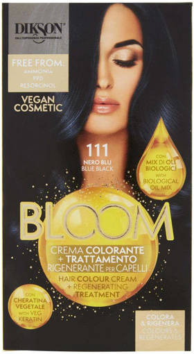 Dikson Bloom crema colorante, 111 Nero