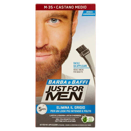 Just For Men Barba & Baffi M-35 Castano Medio