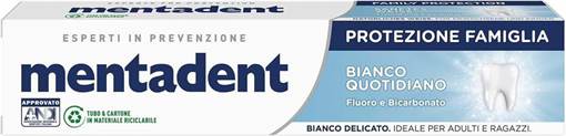 Mentadet Protezione Famiglia 75 Ml Bianco Quotidiano - New