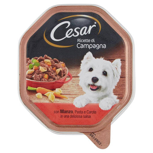 Cesar Ricette di Campagna Manzo Pasta e Carote 150 gr