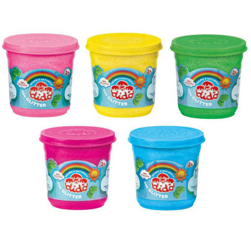 Fila - Didò - Barattolo Glitter 220 gr 5 Colori Assortiti F363700