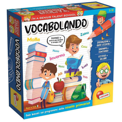 Lisciani - Giochi Educativi Kids - I'M A Genius Ts Vocabolando 100484