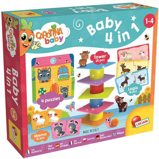 Lisciani - Educativi Prescolari Baby - Carotina Baby 4 In 1 79872