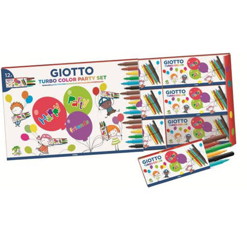 Fila - Giotto - Party Gifts Turbo Color 12 astucci F314000
