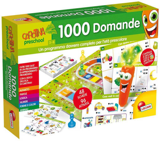 Lisciani - Educativi Prescolari - Carotina Penna Parlante 1000 Domande 49363
