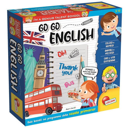 Lisciani - Giochi Educativi Kids - I'M A Genius Ts Go-Go English 100514