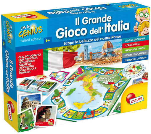 Lisciani - Giochi Educativi Kids - I'M A Genius Il Grande Gioco Dell'Italia 56453
