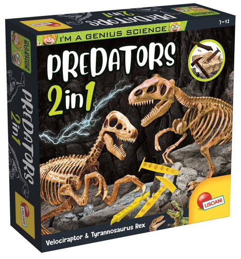 Lisciani - Giochi Scientifici - I'M A Genius Predators 2 In 1 95421
