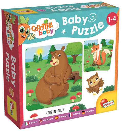 Lisciani - Educativi Prescolari Baby - Carotina Baby Puzzle Il Bosco 80076