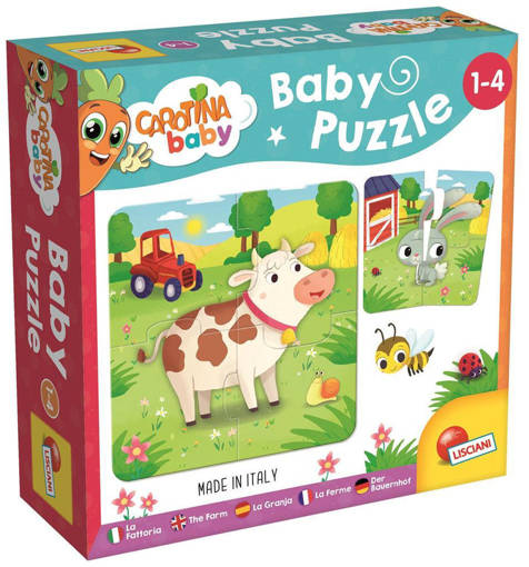 Lisciani - Educativi Prescolari Baby - Carotina Baby Puzzle La Fattoria 80083