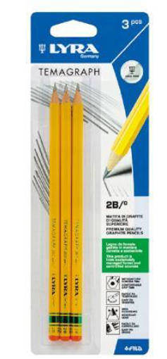 Fila - Lyra - Matita Temagraph 3 x 2B L1148005