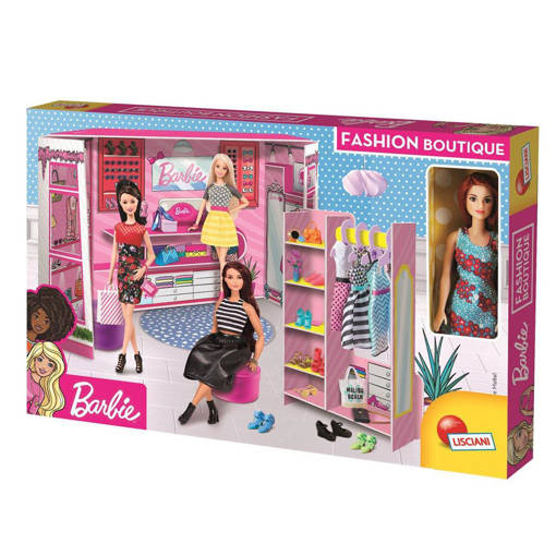 Lisciani - Giochi Creativi - Barbie Fashion Boutique Con Doll 76918
