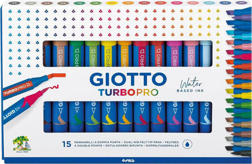 Fila - Giotto - Pennarello Turbo Pro 15 pz F427800
