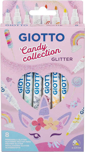 Fila - Candy Collection - Giotto Pennarelli Glitter 8 pz F428500