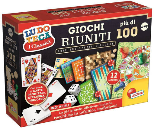 Lisciani - Giochi Di Società - Ludoteca Giochi Riuniti Più Di 100 68791