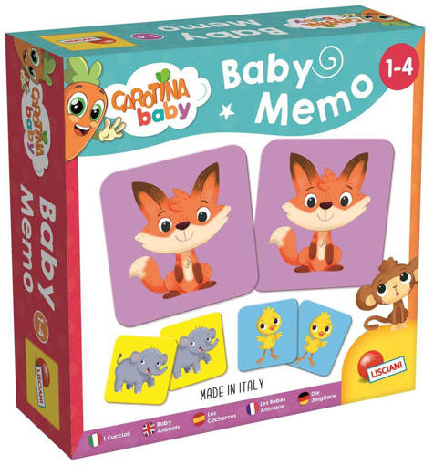Lisciani - Educativi Prescolari Baby - Carotina Baby Memo Cuccioli 80052
