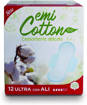 Emi Cotton Bio Assorbenti Ultra con Ali 12 pezzi