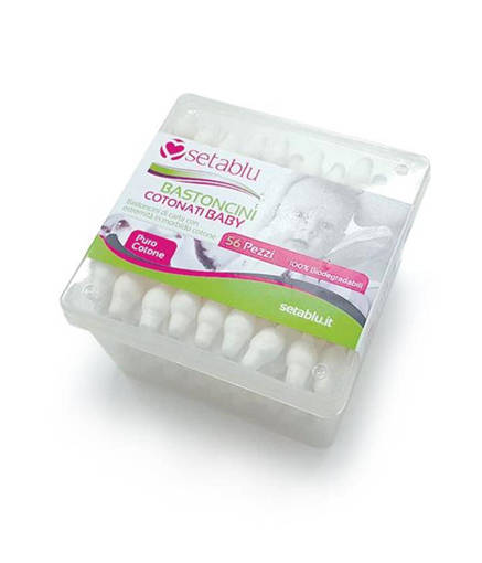 Setablu Cotton Fioc Baby 56Pz Carta