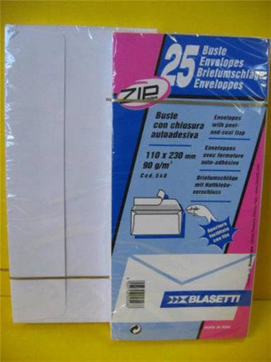 Blasetti - 25 Buste Pack Strip 11X23 SENZA FINESTRA
