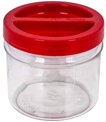 Borgonovo Vaso Ortes 2500 cc, Coternitore per Cibo, Tappo con Vite
