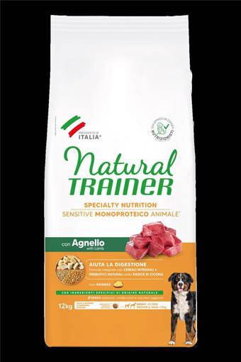 Natural Trainer Cane No Gluten Agnello 12Kg