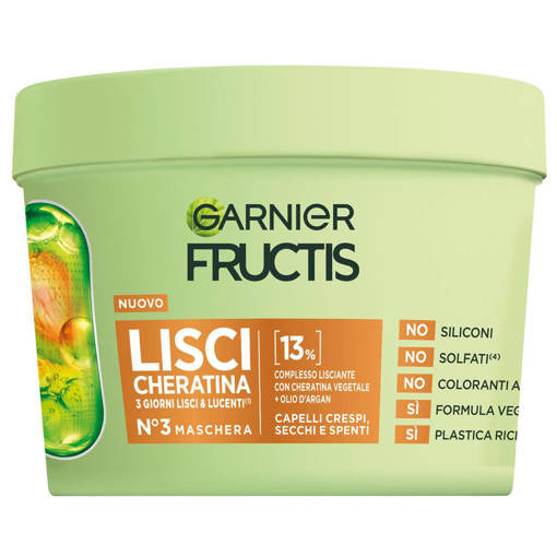 Fructis Lisci Cheratina Maschera370ml