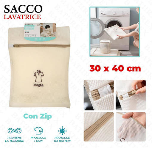 Bathrex Sacco Salvabucato Beige 30*40Cm