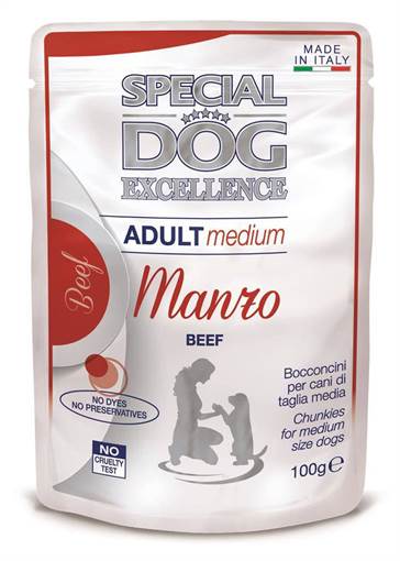 Special Dog Excellence Buste 100 gr, Adult Medium Manzo