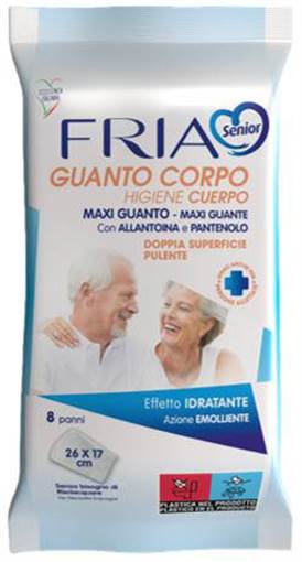 Fria Senior Guanto 8 pezzi, Dispositivo Medico a Marcatura CE Direttiva 9342CEE SS MM