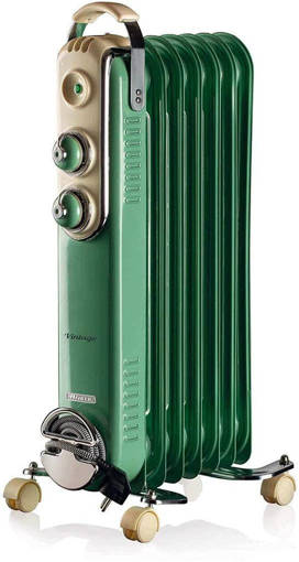 Ariete Radiatore A Olio Vintage Verde 7 Elementi