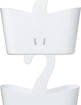 Tatay Cestino Portaoggetti da Doccia Polipropilene 100% Riciclato Bianco 25 x 9 x 28 cm