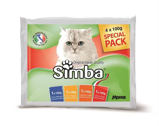 SIMBA GATTO MULTIPACK 4PZ