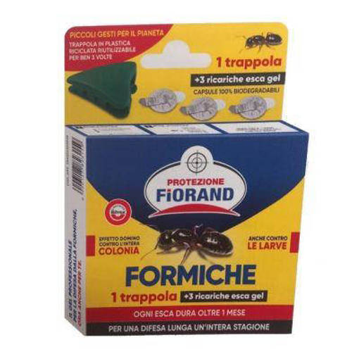 Fiorand Una Trappola Esca Antiformiche Con 3 Ricariche (Gel Insetticida E Inibitore Crescita Larve) Novita' Assoluta Ed Esclusiva Nazionale - Scadenza A 4 Anni 1 Trappola + 3 Ricariche Da 5G Cadauna