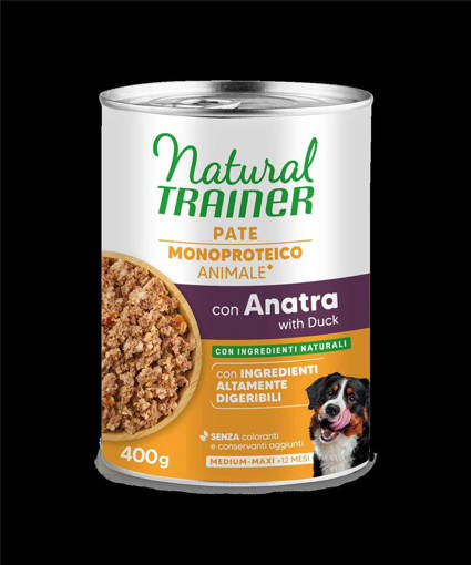 Natural Trainer Cane Adulto Medium/Maxi Sensitive 400 g Anatra