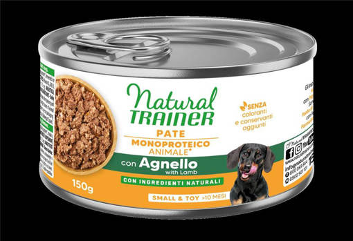 Natural Trainer Cane Small/Toy Sensitive 150 g Agnello