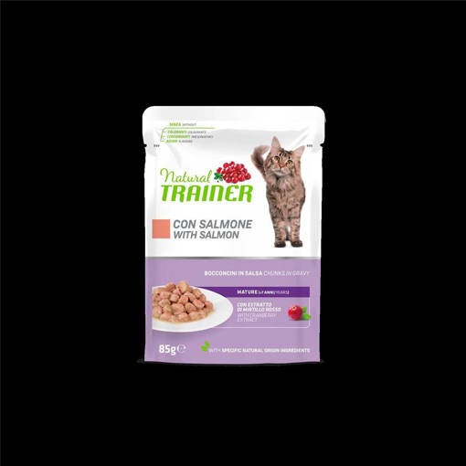 Natural Trainer Gatto Maturo 85 g Salmone