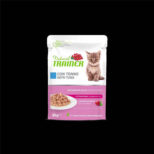 Natural Trainer Gatto Kitten&Young 85 g Tonno