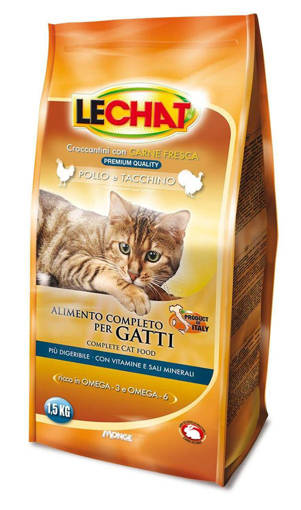 Lechat Croccantini 1,5 kg Pollo e Tacchino