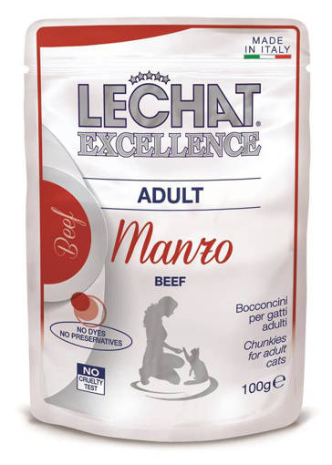 Lechat Excellence 100 gr Manzo Adult