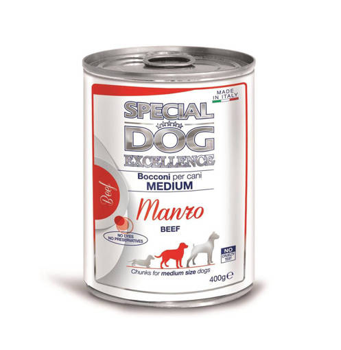 Special Dog Excellence 400 gr, Bocconcini Medium Manzo