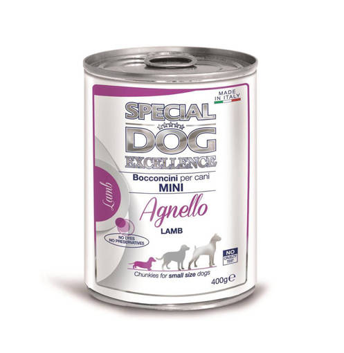 Special Dog Excellence 400 gr, Bocconcini Mini Adult Agnello