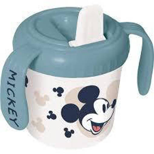 Mickey Tazza Primi Sorsi C/Manici E Beccuccio Plastica