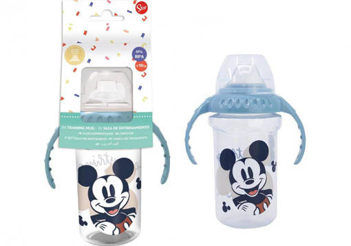 Mickey Bicchiere C/Beccuccio In Silicone