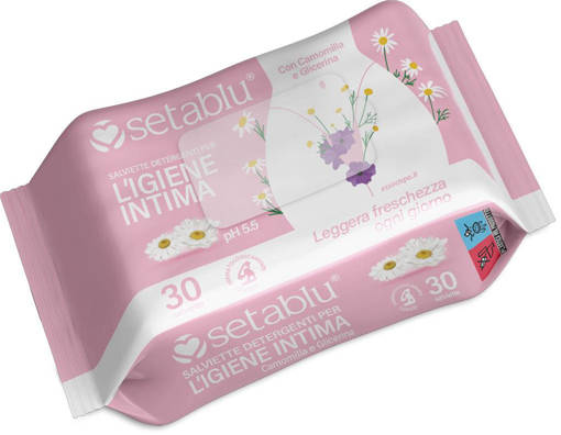 Setablu Salviette Intime 30PZ CON CAMOMILLA
