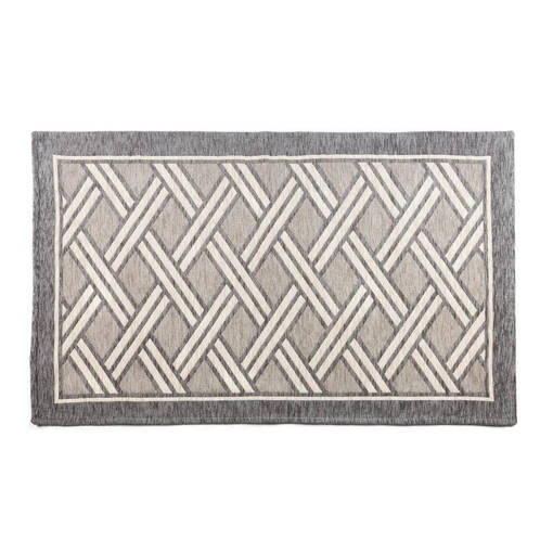 Tappeto Treccia 65x115 Grigio