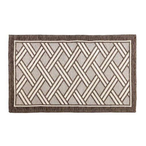 Tappeto Treccia 65x115 Fango