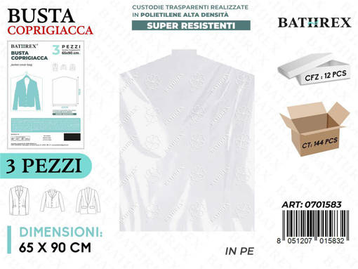 Bathrex Busta Coprigiacca 65*90Cm 3Pz