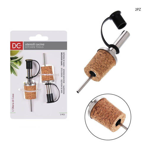 Dc Casa Tappo Bottiglia Versatore Acc. 2Pz
