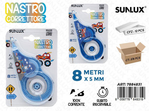 Sunlux - Sunlux Nastro Correttore M.Truck Ass. 8Mt*5Mm 7884831